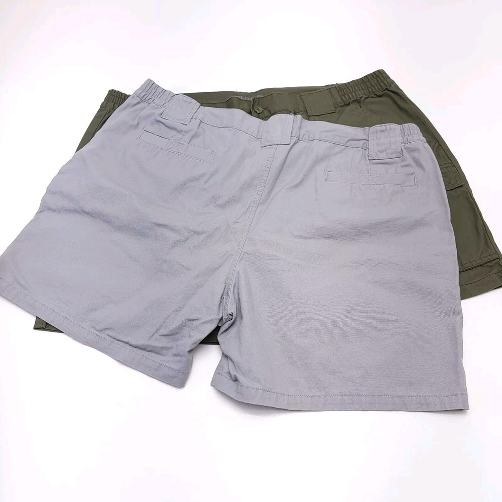 Guide Gear Men's Cargo Shorts Lot Of 2 Olive Green, Gray Size‎ 44 Hiking Casual - Picture 4 of 7